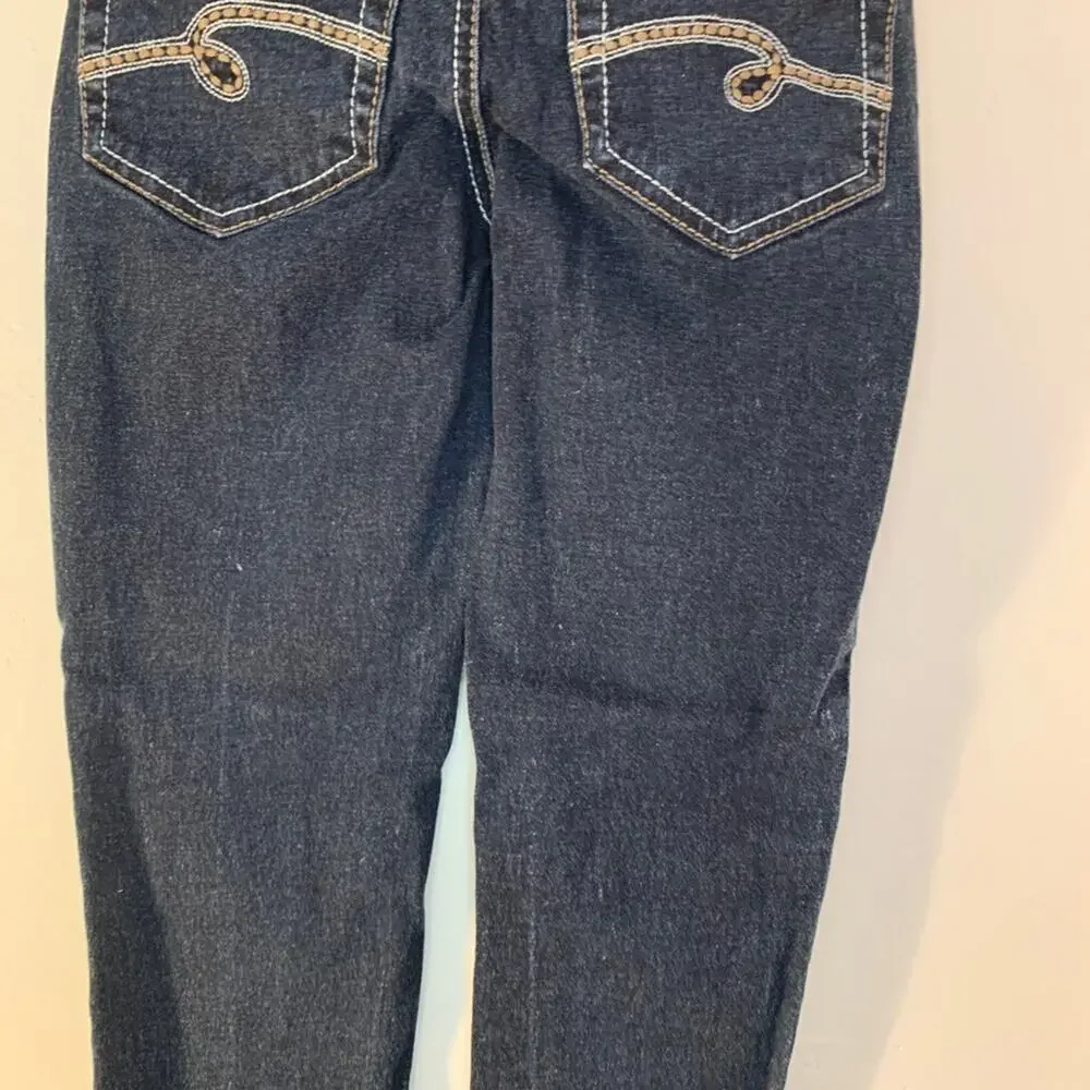 JUSTICE Girl’s Simply Low Dark Wash Skinny Jeans / Size: 6 Slim